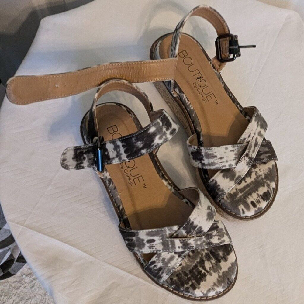 Boutique by Corky’s Wedge Sandals Womens Size 6